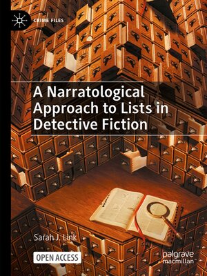 cover image of A Narratological Approach to Lists in Detective Fiction